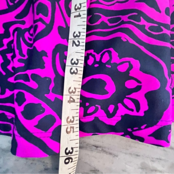 Jude Connally Black Purple Floral Catalina Cloth Jersey Sleeveless Dress Small - Picture 7 of 8